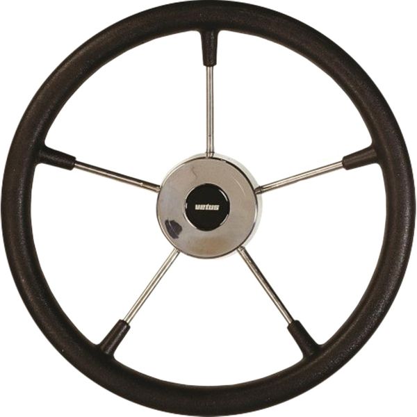 Vetus KS36Z Black Padded Marine Steering Wheel (360mm)