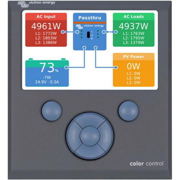 Victron Color Control GX Panel