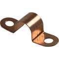 AG Copper Saddle Pipe Clamps (3/8" OD Pipe / Pack of 5)