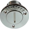 Maestrini Chromed Brass Diesel Deck Filler (51mm Hose / 1-1/2" BSP F)