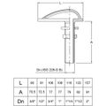 Maestrini DZR Water Intake Scoop (Full Slot / 1-1/4" BSP)