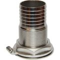 Seaflow Stainless Steel 316 Skin Fitting (1-1/2" BSP, 44mm Hose Tail)