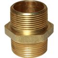 Maestrini Brass Equal Nipple (Male Thread / 1-1/4" BSPT)