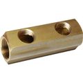 Maestrini Brass Female Pipe Manifold (3/4" BSP with 2 x 1/2" Inlets)