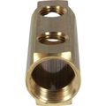 Maestrini Brass Female Pipe Manifold (1" BSP with 2 x 1/2" Inlets)