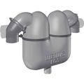 Vetus Exhaust Gas and Water Separator (60mm Exhaust, 50mm Water Drain)