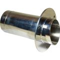 Seaflow Stainless Steel Exhaust Outlet (63mm ID Hose / Straight)