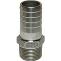 Osculati Stainless Steel 316 Hose Tail (3/4" BSPT Male to 25mm Hose)