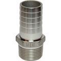 Osculati Stainless Steel 316 Hose Tail (1" BSPT Male to 30mm Hose)