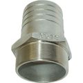 Osculati Stainless Steel 316 Hose Tail (3" BSPT Male to 78mm Hose)