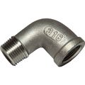 Osculati Stainless Steel 316 90 Degree Elbow (3/8" BSP Male/Female)