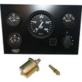 Instrument Panel With Faria Euro Black Gauges (24V / Standard Earth)