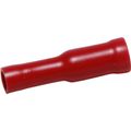 AMC Red Female Bullet Terminal (4mm Wide / 50 Pack)