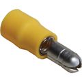 AMC Yellow Male Bullet Terminal (5mm Wide / 50 Pack)