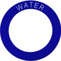 Water Filler Label (130mm OD / 93mm ID)