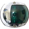 Perko 0170 Starboard Green Navigation Light (Chrome / 12V / 15W)