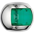 Starboard Green LED Navigation Light (Compact / Stainless / 12V & 24V)