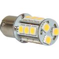 White LED BA15d Light Bulb (10V - 30V / 2.5W)