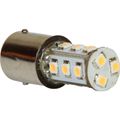 White LED BA15s Light Bulb (10V - 30V / 1.4W)
