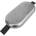 MG Duff ZD80 Straight Zinc Hull Anode for Salt Waters (8.5kg, Weld On)