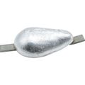 MG Duff AD76 Pear Shaped Aluminium Hull Anode (Salt / Brackish, 0.5kg)
