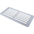 Osculati White Plastic Louvered Air Vent (260mm x 125mm)