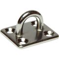 Osculati Stainless Steel Eye Plate (30mm x 35mm Base / 4 Bolts)
