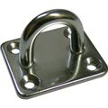 Osculati Stainless Steel Eye Plate (48mm x 60mm Base / 4 Bolts)