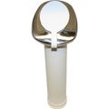 Osculati White Fishing Rod Holder with Stainless Steel 316 Angled Top