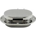 Osculati Stainless Steel Oval Hawsehole and Hinged Cover (137 x 100mm)