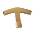 Brass Deck Filler Key for Pump Out and Deck Filler Caps (Hex / Slot)