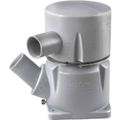 Vetus MGP102102 Plastic Exhaust Waterlock (102mm In, 102mm Out, 23L)