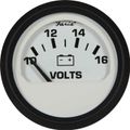 Faria Beede Voltmeter Gauge in Euro White Style (12V)