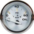 Faria Beede Oil Pressure Gauge 80PSI in Kronos Style (US Resistance)
