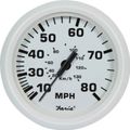 Faria Beede Speedometer in Dress White (Mechanical Pitot / 80MPH)