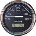 Faria Speedometer with LCD Display in Chesapeake SS Black (GPS, 60MPH)