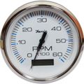 Faria Tacho/Hourmeter in Chesapeake SS White (6000RPM, Petrol Inboard)