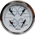 Faria Beede Combination Gauge in Chesapeake SS White (4 in 1 / 4")