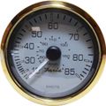 Faria Speedometer in Signature Gold (Mechanical Pitot Tube / 85 Knots)