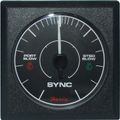 Faria Synchroniser Gauge in Competition Square (Magnetic Pick Up / 5")