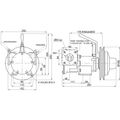 Jabsco 51220-0011 Bronze Clutch Pump (Manual / 1-1/2" Flange)