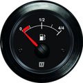 Vetus FUELB Fuel Level Gauge 52mm Cut Out (Black / Chrome Bezels)