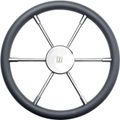 Vetus PRO50P Dark Grey Padded Marine Steering Wheel (500mm)